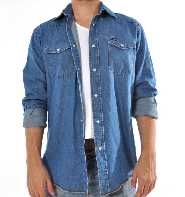 camisa jeans lee