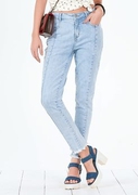 Calça Feminina Hering Em Jeans Skinny Com Cintura Alta