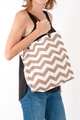 Bolsa Moda Rio Stripe Creme