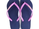 Havaianas Slim Logo Pop Up Blue