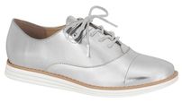 SAPATO FEMININO OXFORD VIZZANO PRATA